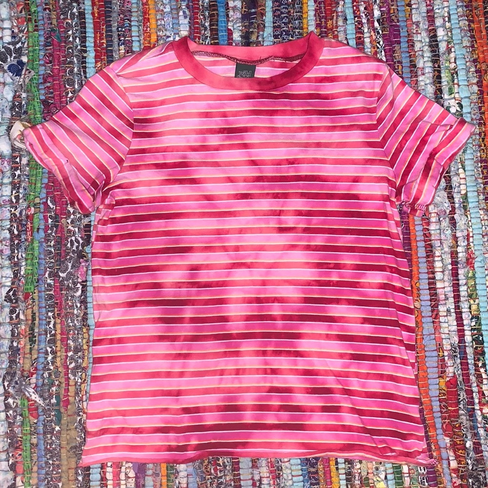 Pink striped Wild Fable shirt